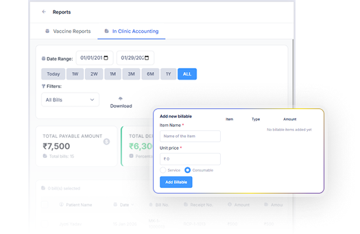 For Receptionists UI